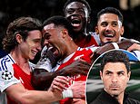 Mikel Arteta hints that Arsenal could have suffered ANOTHER injury blow in the wake of Sporting victory - with star man swapped during statement Champions League win