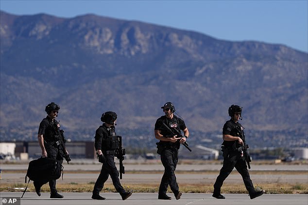 Members of the U.S. Secret Service Counter Assault Team are photographed during former President Donald Trump's trip to Albuquerque, New Mexico in late October as he campaigned for a second term