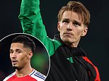 William Saliba insists Arsenal are a different team with Martin Odegaard fully fit - as the Gunners defender hails his captain as one of the best midfielders in Europe