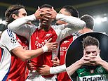 Arsenal legend SLAMS 'disrespectful' Gunners star Gabriel for mocking Viktor Gyokeres' trademark goal celebration after scoring against Sporting