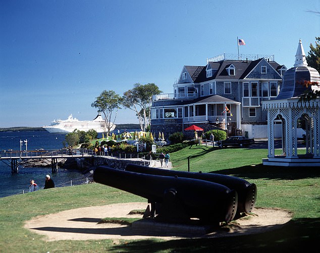 Bar Harbor, a town on Mount Desert Island, Maine