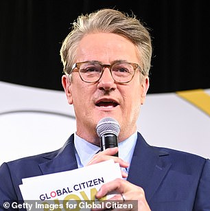 Two major shows featuring anchors Joe Scarborough (pictured) and Rachel Maddow have tanked in ratings following the election.