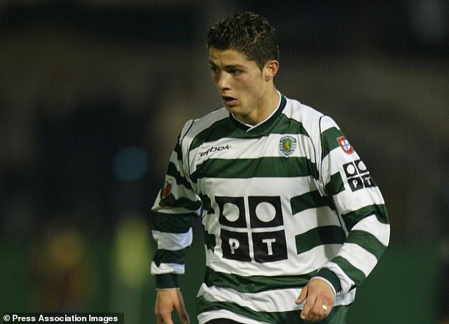 Cristiano Ronaldo played one season for Sporting in 2002-03, before joining Man United for £12m