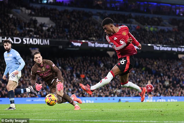 Amad Diallo scored a late winner as Manchester United beat Manchester City 2-1 on Sunday