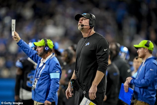 Dan Campbell was left frustrated by the Lions' failed onside kick in Sunday's loss