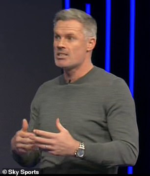 Jamie Carragher was speaking on Monday Night Football