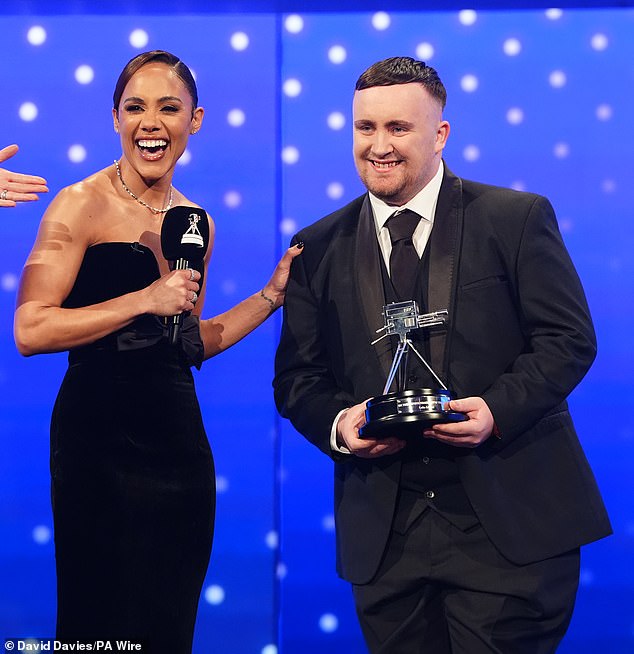 Littler may have missed out on BBC Sports Personality of the Year - but he did walk away with the Young Sports Personality title