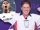 Viral England fan Andy Milne seen supporting Jude Bellingham at BBC Sports Personality of the Year - with England star on Real Madrid duty