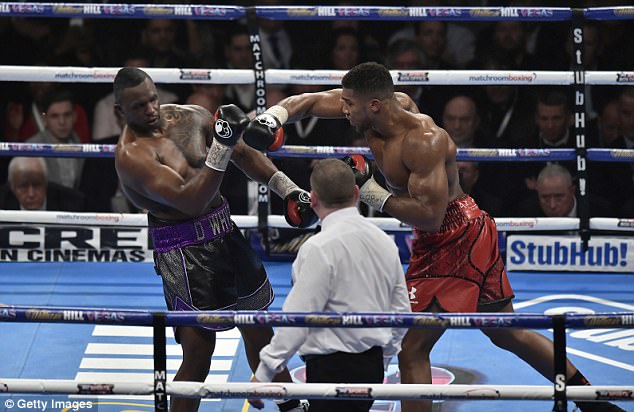 Dillian Whyte went toe-to-toe with Joshua in December 2015 before a knockout in round seven