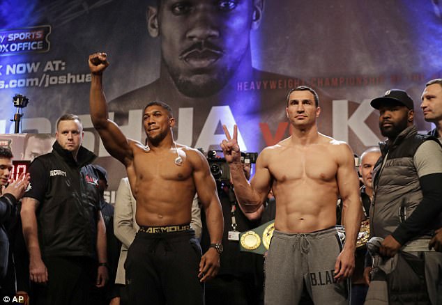 On Saturday the IBF heavyweight king meets 41-year-old Wladimir Klitschko at Wembley