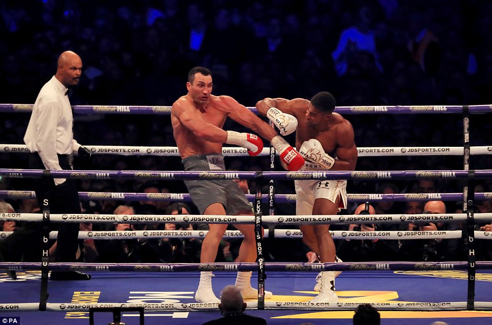 The Ukrainian was eventually floored by barrage of punches midway through the fifth round