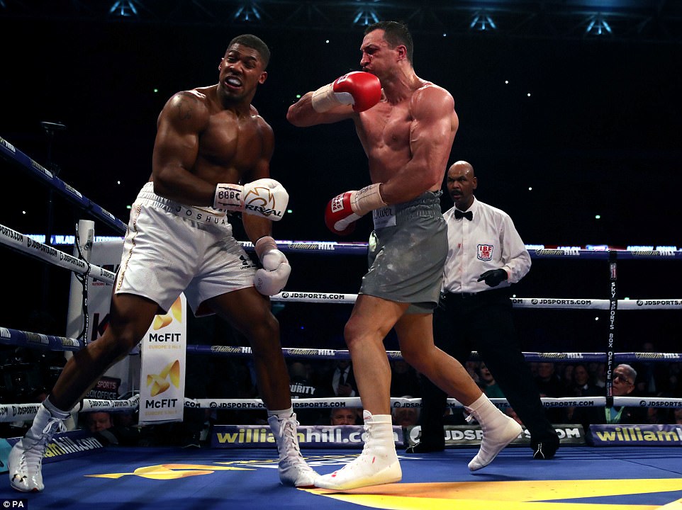 Klitschko was able to return to his feet, albeit with a deep cut to his left eye, and responded well in the sixth round