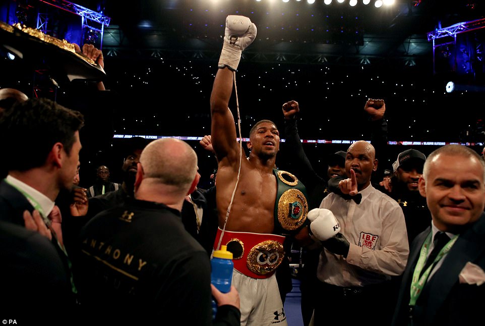 Anthony Joshua defeated Wladimir Klitschko to claim the IBF, WBA and IBO world heavyweight titles at Wembley on Saturday