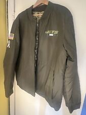 Nike New York Jets Mens NFL Salute to Service Reversible Bomber Jacket SIZE XXL