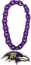 Baltimore Ravens NFL Fan Chain Necklace Foam 4 Colors!