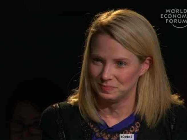 Marissa Mayer Davos