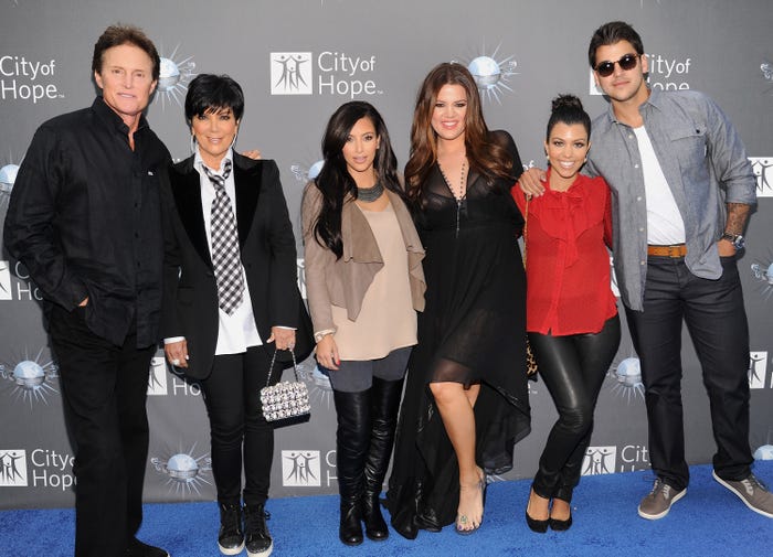 Bruce Jenner Kim Kardashian Kris Kardashian family