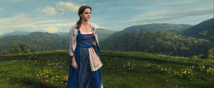 Emma Watson Belle Beauty and the Beast trailer