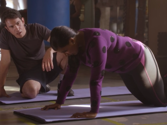 mindy project working out