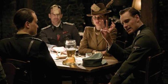 inglourious basterds three fingers