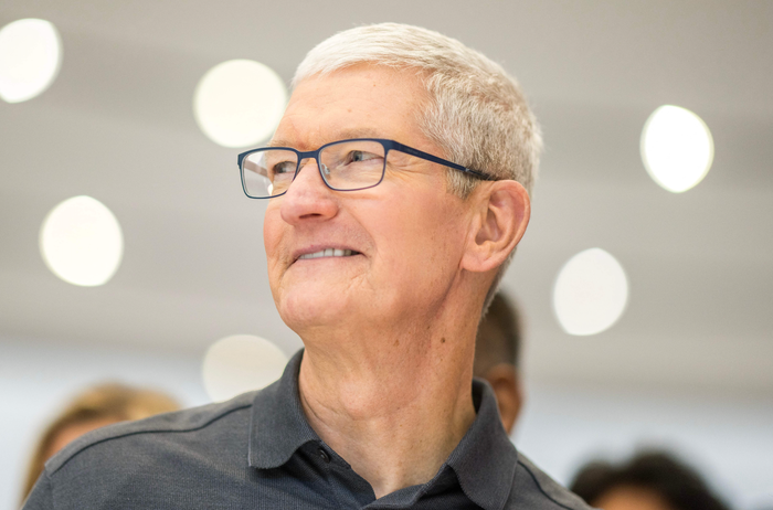 Tim Cook smiling