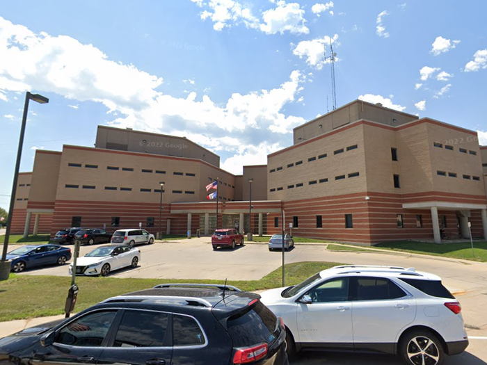 The exterior of Black Hawk Sheriff's Office.