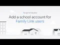 Video of Family Link on Chromebooks