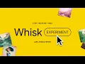 On an energizing beat the video starts with the Google Labs logo in white against a black background, the second frame switches to a vibrant yellow background with the text “prompt less, play more” appearing in bold black letters. The next frame introduces Whisk which is the name of this new AI generation tool. Next we see Whisk’s interface where a mouse clicker selects a “start from scratch” button, followed by a prompt “pick your subject”, then “pick your scene” and finally “pick your style”. The next couple of frames show how to drag and drop images for each prompt category, here a picture of an older stylish man, followed by a jungle scene along with a description “90s vintage anime” for style. Then a written prompt is added for additional details, here we read “subject is riding a flying bike”. The results are shown along with a “refine” function where the user can keep tweaking the image. In this instance it is used to change the subject into a pink suit with stripes. The result appears and the next frame shows how to click the download arrow button to download your creation. The last frame says “start whisking today”.