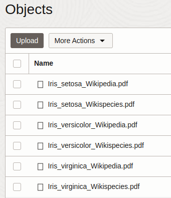 The data sources that will augmented the LLM are 6 pdf files based on Wikipedia pages