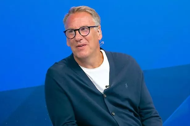 Paul Merson was left red faced during Saturday's instalment of the Sky Sports show