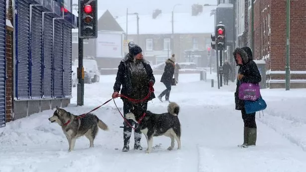 Up to 20cm of snow is predicted in some parts of England and Scotland