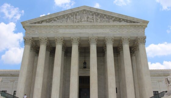 US Supreme Court Building: Photo by Claire Anderson on Unsplash