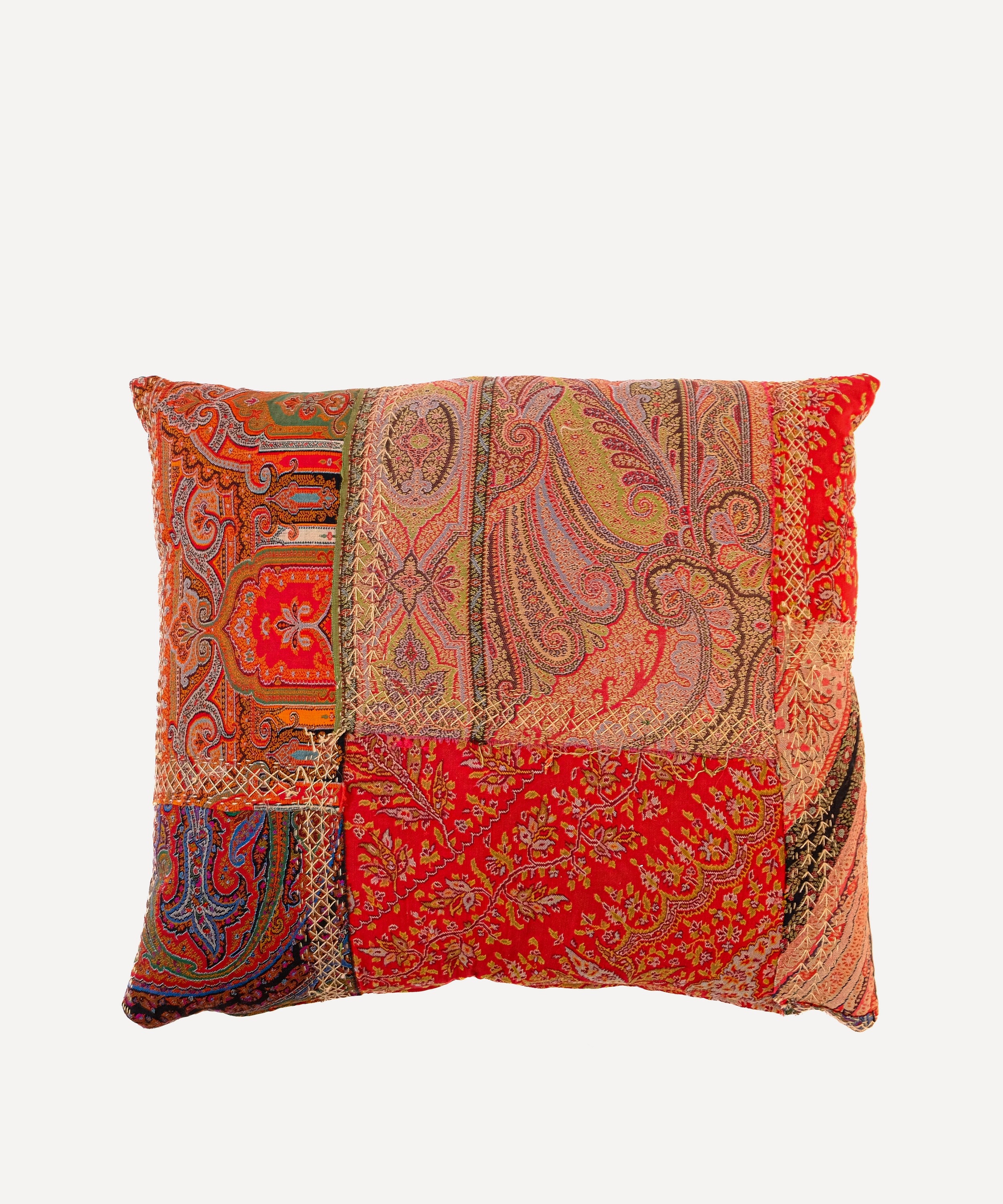 By Walid - Antique Paisley Textile Cushion 1136