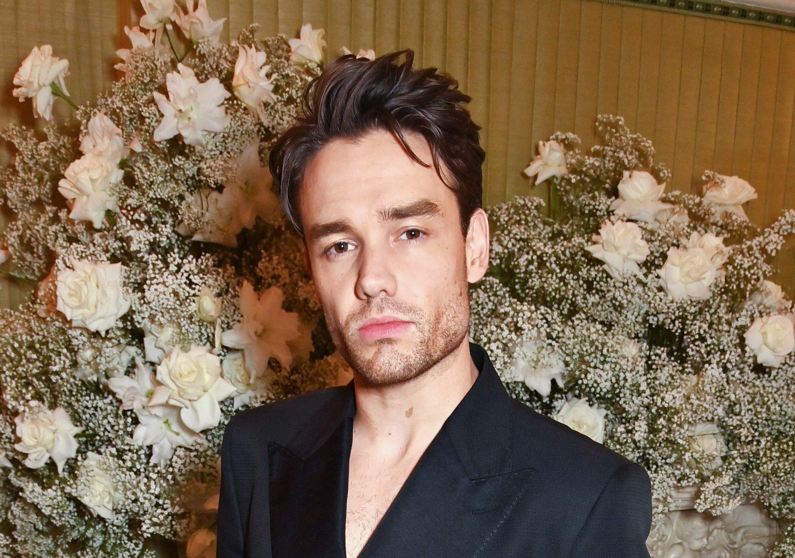 Liam Payne poses in 2023