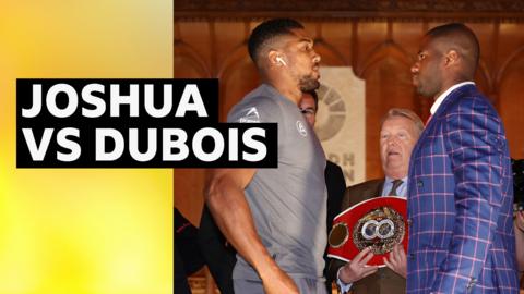 Anthony Joshua and Daniel Dubois