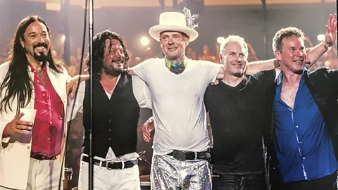 The Tragically Hip on stage at their final show (Credit: X)