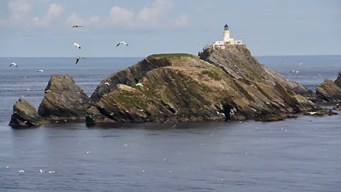 Karen Gardiner Located off the northern tip of Unst in the Shetland Islands, the lighthouse on Muckle Flugga is the UK's most northerly beacon (Credit: Karen Gardiner)