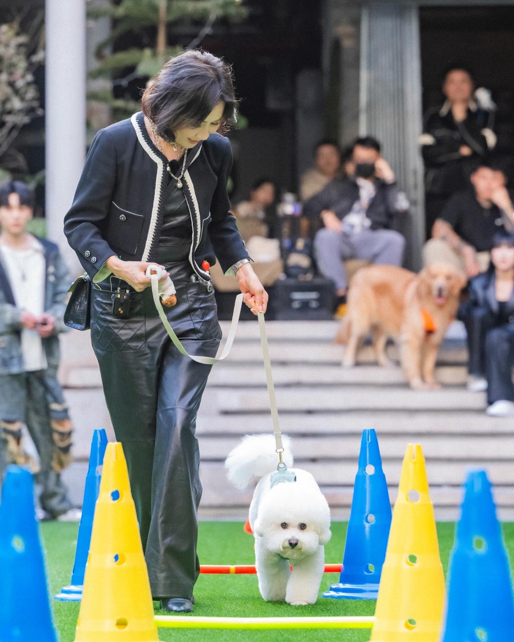 劉嘉玲都有在社交網分享拍攝花絮。