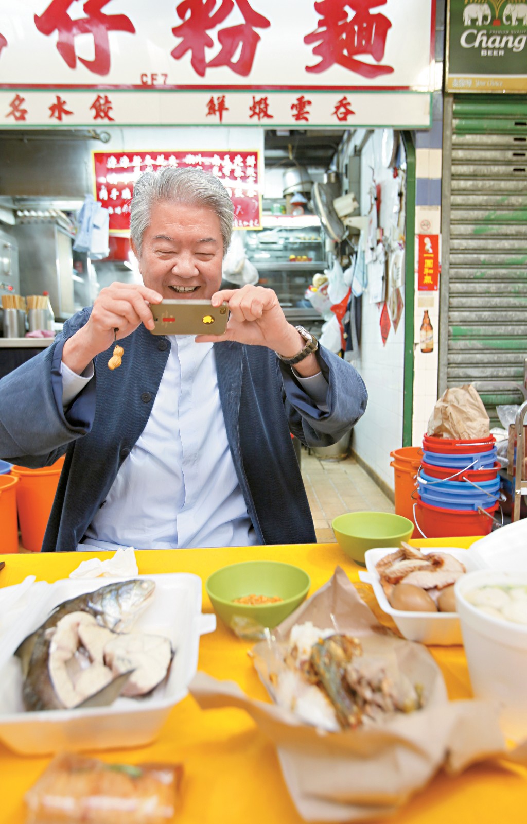 食家蔡澜经常在脸书分享日常美食心得