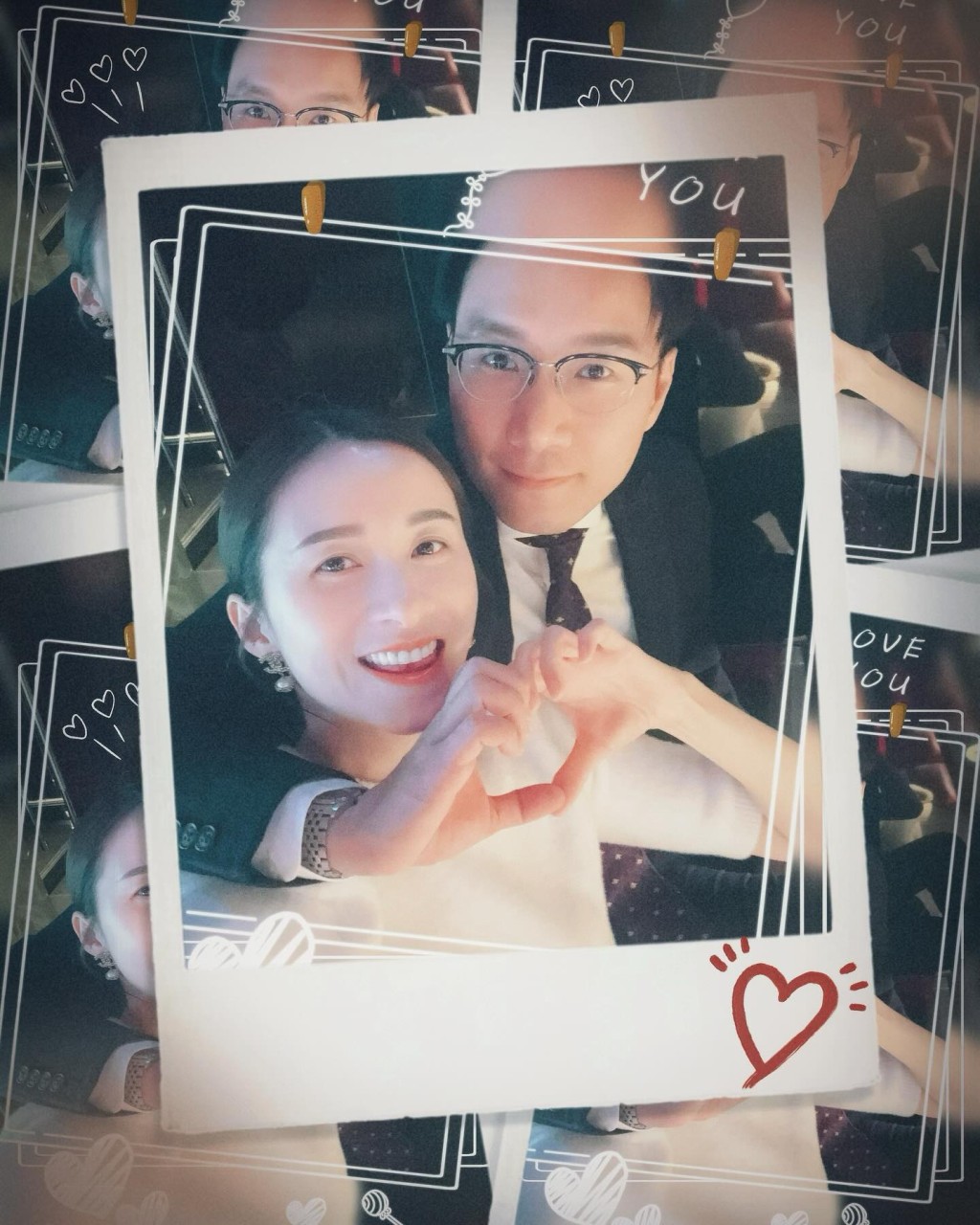 沈卓盈慶祝結婚周年紀念。