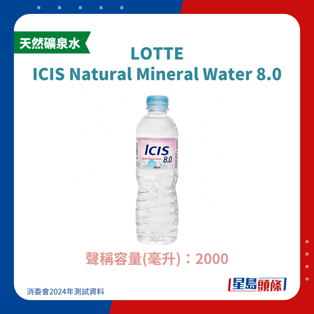 LOTTE ICIS Natural Mineral Water 8.0