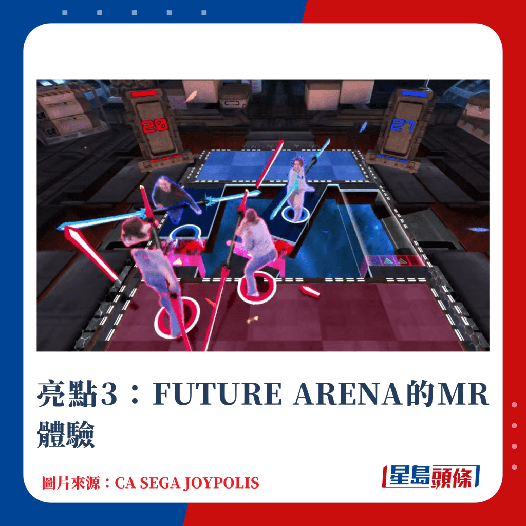 亮點3：FUTURE ARENA的MR體驗