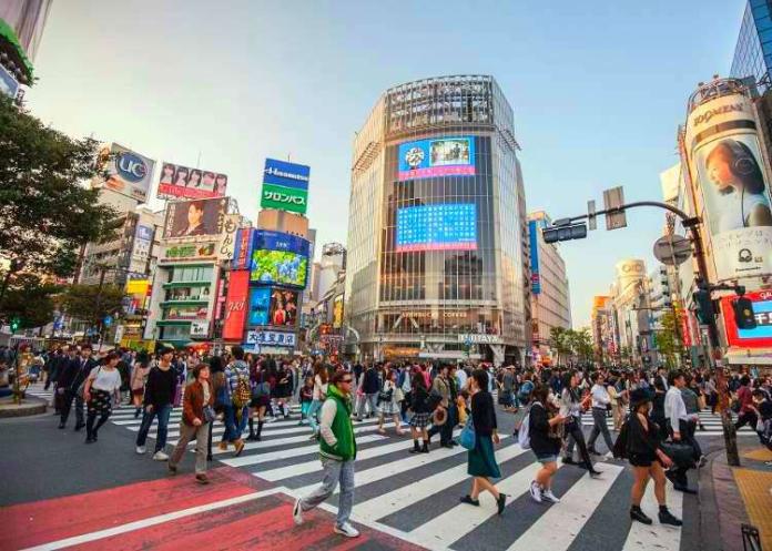 日本東京街頭。