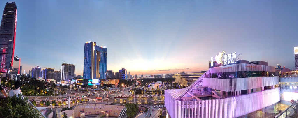 東莞市南城街道夜景