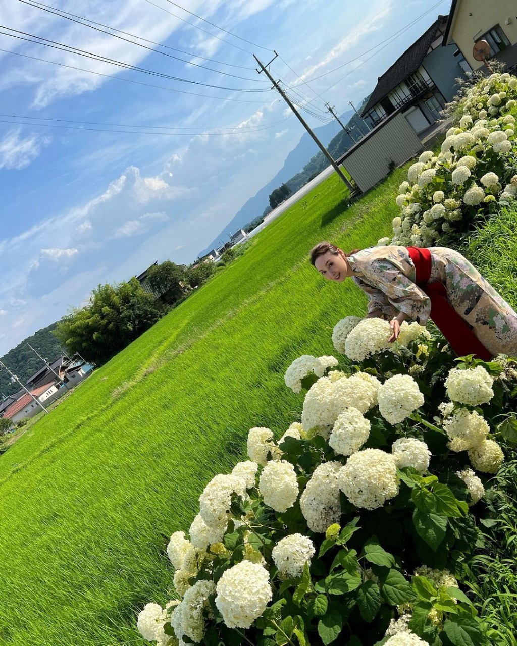 郭可盈去年曾到日本玩，更穿和服拍照。