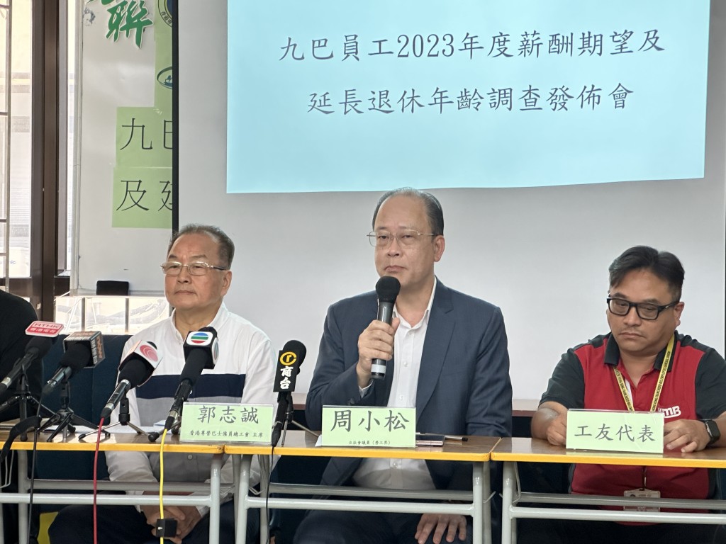 立法會議員周小松指加薪訴求合理。常彧璠攝