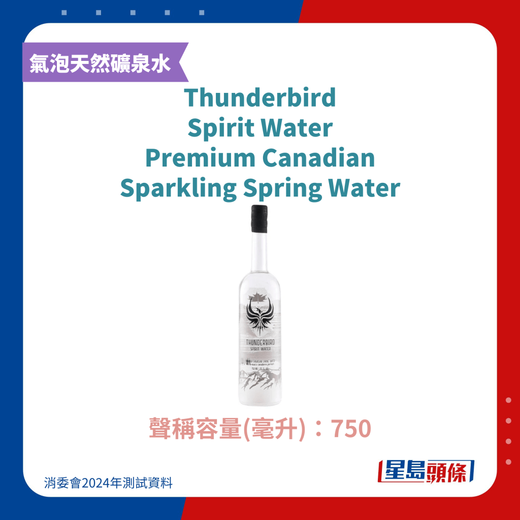 Thunderbird Spirit Water Premium Canadian Sparkling Spring Water