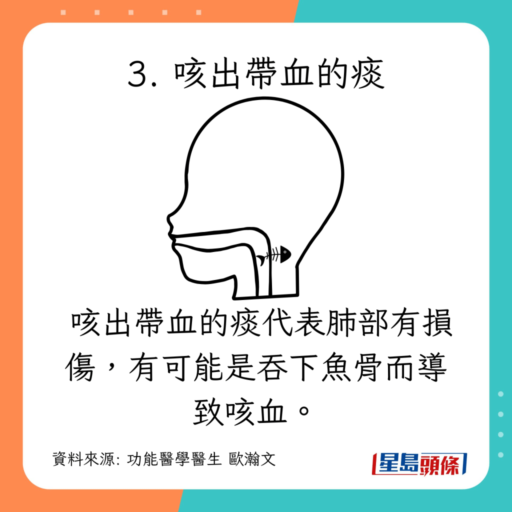 久咳原因｜咳嗽聲沙難唱高音恐患肺癌 6情況須求醫：咳出帶血的痰