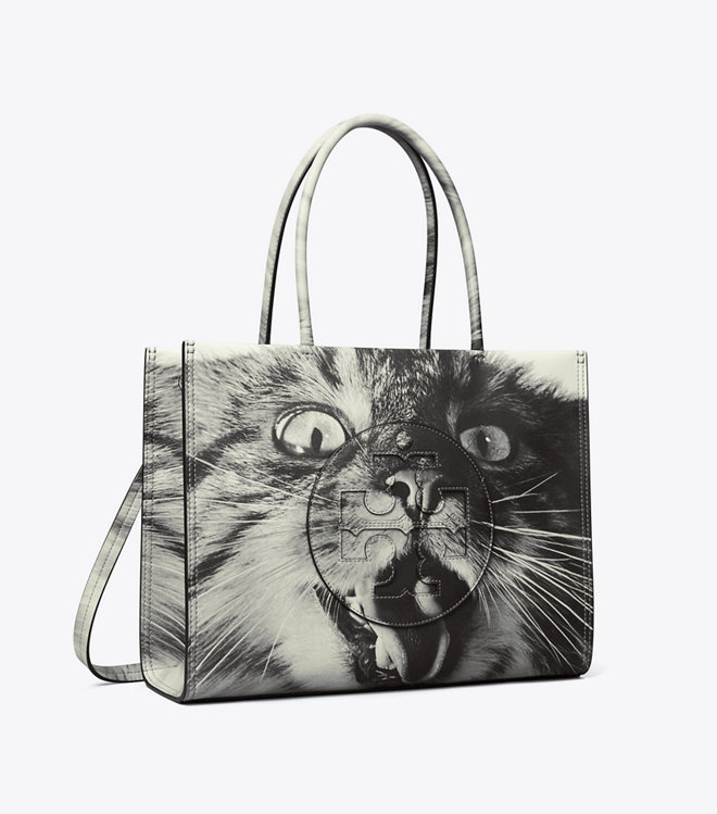 品牌全新別注系列中的Tote Bag印上《Animal Portraits》中的貓兒影像。