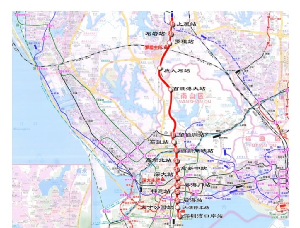 深圳地鐵年內13號線南段將正式通車為市民服務。 